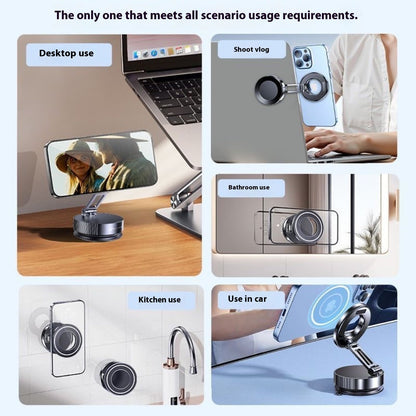 Soporte Magnético Para Teléfono De Coche 360° Rotatorio Y Plegable