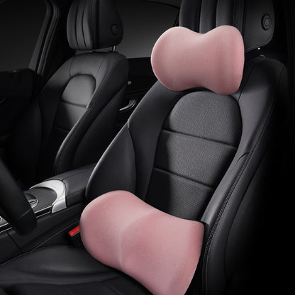 Almohada para Reposacabezas y Soporte Lumbar para Asiento de Coche