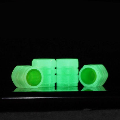Fluorescent Valve Caps for Cars & Motorcycles